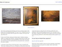 Tablet Screenshot of mikeartcollection.com